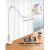 imageJOYROOM Gooseneck Phone Holder for Bed Upgrade Safety Lock Flexible Long Arm Phone Stand for Desk 720 Adjustable Overhead Phone Mount for iPhone 16 ampamp All 47quot DevicesWhite