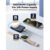 imageJOYROOM Magnetic Portable Charger 10000mAh Power Bank with Ring Holder N52 Stronger Magnetic 20W PD Fast Charging Battery Pack Compatible with iPhone 1615141312ProPro Max BlackBlack