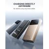 imageJOYROOM Portable Charger 10000mAh Power Bank with Builtin Cables and AC Wall Plug PD 225W Fast Charging Battery Pack Compatible with iPhone iPad and Tablet GoldGold