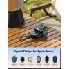 imageJOYROOM Portable Charger for Apple Watch 10 2500mAh Fast Charging iWatch Charger KeyChain USB C Cable Magnetic Wireless Travel Power Bank for Apple Watch Series 9876SE5432NikeUltraUltra 2Black