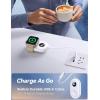 imageJOYROOM Portable Charger for Apple Watch 10 2500mAh Fast Charging iWatch Charger KeyChain USB C Cable Magnetic Wireless Travel Power Bank for Apple Watch Series 9876SE5432NikeUltraUltra 2White