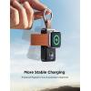imageJOYROOM Portable Charger for Apple Watch2000mAh Fast Charger for iWatch Series 1098765432SEUItra2Ultra Power Bank Keychain Style with Compact Magnetic Design Travel EssentialMintBlack