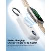 imageJOYROOM Portable Charger for Apple Watch2000mAh Fast Charger for iWatch Series 1098765432SEUItra2Ultra Power Bank Keychain Style with Compact Magnetic Design Travel EssentialMintWhite