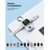 imageJOYROOM Portable Charger for Apple Watch2000mAh Fast Charger for iWatch Series 1098765432SEUItra2Ultra Power Bank Keychain Style with Compact Magnetic Design Travel EssentialMintWhite