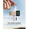 imageJOYROOM Portable Charger for Apple Watch2000mAh Fast Charger for iWatch Series 1098765432SEUItra2Ultra Power Bank Keychain Style with Compact Magnetic Design Travel EssentialMintWhite