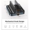 imageJOYROOM Vertical Laptop StandUser Friendly ampamp Space Saving Aluminum Laptop Holder Desktop Stand with Adjustable Knobs for MacBookSurfaceDellChrome BookGaming Laptops Up to 173 inch Black