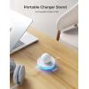 imageJOYROOM for Apple Watch Charger Stand Portable Magnetic Charging Dock for Apple Watch 10 with Colorful Light ampamp CableFast iWatch Charger Stand for Apple Watch Series 10 9 8 7 6 5Ultra 2 SEWhiteWhite