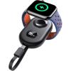 imageJOYROOM Portable Charger for Apple Watch 10 2500mAh Fast Charging iWatch Charger KeyChain USB C Cable Magnetic Wireless Travel Power Bank for Apple Watch Series 9876SE5432NikeUltraUltra 2Black