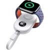 imageJOYROOM Portable Charger for Apple Watch 10 2500mAh Fast Charging iWatch Charger KeyChain USB C Cable Magnetic Wireless Travel Power Bank for Apple Watch Series 9876SE5432NikeUltraUltra 2White