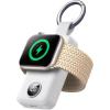 imageJOYROOM Portable Charger for Apple Watch2000mAh Fast Charger for iWatch Series 1098765432SEUItra2Ultra Power Bank Keychain Style with Compact Magnetic Design Travel EssentialMintWhite