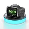 imageJOYROOM for Apple Watch Charger Stand Portable Magnetic Charging Dock for Apple Watch 10 with Colorful Light ampamp CableFast iWatch Charger Stand for Apple Watch Series 10 9 8 7 6 5Ultra 2 SEWhiteBlack