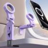 imageJOYROOM for Magsafe Airplane Phone Holder Travel EssentialsUnlimited Scenery HandsFree Plane Phone Holder Airplane Travel Accessories for iPhone 16 Pro Max ampamp Magsafe CasePurple