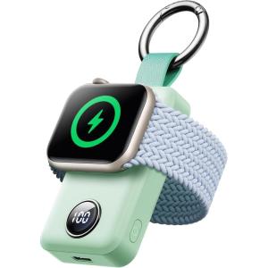 imageJOYROOM Portable Charger for Apple Watch2000mAh Fast Charger for iWatch Series 1098765432SEUItra2Ultra Power Bank Keychain Style with Compact Magnetic Design Travel EssentialMintMint