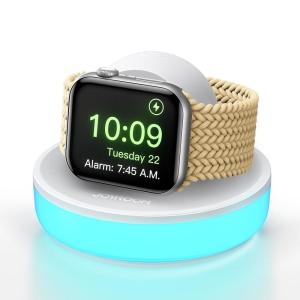 imageJOYROOM for Apple Watch Charger Stand Portable Magnetic Charging Dock for Apple Watch 10 with Colorful Light ampamp CableFast iWatch Charger Stand for Apple Watch Series 10 9 8 7 6 5Ultra 2 SEWhiteWhite