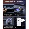 image60W Bluetooth 54 Car Adapter FM Transmitter PD 30W ampamp 30W Type C Coiled Cable Wireless Radio Music Player HandsFree Call USB C Cigarette Lighter Adapter Support USB Drive  A Must for Family TravelBlack