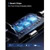 image60W Fast Car Charger Mini Car Charger Adapter Fast Charging Cigarette Lighter Adapter Dual Port Car Charger with 40inch Cable USB C Car Charger for iPhone 161514131211 Samsung S24S23S22Black