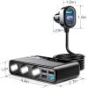 image9 in 1 Cigarette Lighter Splitter JOYROOM 154W Cigarette Lighter Adapter with PDQC 30  2 Charge33FT Cable 12V24V Independent Switches DC Cigarette Outlet Car Charger for All Car Devices