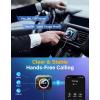 imageJOYROOM 66W Bluetooth 54 Car Adapter Aux with 3 Charging PortsPD 30W ampamp 2  18WAir Vent Installation for Safe Deep HiFi Bass Player Wireless Radio FM Transmitter for Car with Colorful LED LightBlack