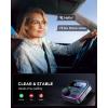 imageJOYROOM Bluetooth 53 FM Transmitter Car Adapter Stronger Dual Mics ampamp HiFi Deep Bass Sound 48W PD ampamp QC 30 USB C Car Charger Cigarette Lighter Adapter HandsFree Calling Radio Support USB DriveBlack Bluetooth FM Transmitter Car