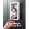 imageJOYROOM Shower Phone Holder Waterproof 480 Rotation Adjustable Phone Case Holder AntiFog Wall Phone Mount Stand Cover for Bathroom Bathtub Kitchen Shower Accessories Essentials for 47quot Phones