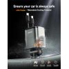 imageSuper Compact Retractable Car Charger 4 in 1 69W Car Charger USB C iPhone 16 Car Charger Fast Charging Car Accessories Car Phone Charger Adapter for iPhone 15 Pro Max Pixel RedDark Gray
