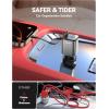 imageSuper Compact Retractable Car Charger 4 in 1 69W Car Charger USB C iPhone 16 Car Charger Fast Charging Car Accessories Car Phone Charger Adapter for iPhone 15 Pro Max Pixel RedDark Gray