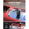 imageSuper Compact Retractable Car Charger 4 in 1 69W Car Charger USB C iPhone 16 Car Charger Fast Charging Car Accessories Car Phone Charger Adapter for iPhone 15 Pro Max Pixel RedBlack
