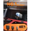 imageSuper Compact Retractable Car Charger 4 in 1 69W Car Charger USB C iPhone 16 Car Charger Fast Charging Car Accessories Car Phone Charger Adapter for iPhone 15 Pro Max Pixel RedDark Gray