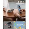 image2024 Newest JOYROOM 2 in 1 Magsafe Phone Pop Grip for Magnetic Socket Sability Max Cell Phone Ring Holder Stand for Phone Case 360 Rotate Finger Ring Kickstand for iPhone 16 15 Pro Max AndroidWhite