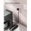 image6 Pack Magnetic Cord Holder Cord Organizer Cable Clip for Desk Management JOYROOM Smooth Adjustable Cable Clip Wire Holder Keeper Organizer for Home Office Desk Phone Car Wall Desktop NightstandAsakura Pink