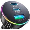 image70W USB C Car Charger JOYROOM Dual PD35W ampamp QC30 Super Fast Charging Compatible with iPhone 16 Pro Max15 Plus14 Pro MaxiPad Pro Samsung Galaxy S24 UltraS23S22 Google Pixel