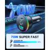 image70W USB C Car Charger JOYROOM Dual PD35W ampamp QC30 Super Fast Charging Compatible with iPhone 16 Pro Max15 Plus14 Pro MaxiPad Pro Samsung Galaxy S24 UltraS23S22 Google Pixel