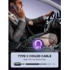 imageCar ChargerJOYROOM 48A Car Phone Charger All Metal Mini Cigarette Lighter USB Charger with Type C Coiled Cable for iPhone 15 Pro Dual USB Car Charger Adapter Fast Charge for iPhoneSamsungAndroid
