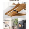 imageJOYROOM 12PCS Silicone Magnetic Cable Ties Reusable ampamp Adjustable Cord Organizers with Buckle Holes Elastic Cord Ties Reusable Cable Management Ties for Home ampamp Office BlackBlack