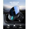 imageJOYROOM 15W for MagSafe Car Mount Charger Ultra Magnetic Phone Holder for Car Vent Charging Fast Wireless Car Charger Mount Fit for iPhone 16 Pro Max Plus Mini 15 14 13 12Black