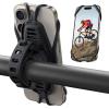 imageJOYROOM Bike Phone Holder 2024 Upgrade Phone Mount for Bike 72 Big Phone FriendlyampampUltraStable Bicycle Motorcycle Phone Mount Holder Handlebar Cell Phone Clamp for iPhone 1516 Pro Max ScooterBlack