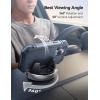 imageJOYROOM Car Phone Holder Adjustable Spring Design Dashboard Cell Phone Holder Compatible with Popsocket 360Rotatable ampamp Vertical 30Adjustable Phone Mount for Car SliverSilver