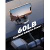 imageJOYROOM Car Phone Holder Adjustable Spring Design Dashboard Cell Phone Holder Compatible with Popsocket 360Rotatable ampamp Vertical 30Adjustable Phone Mount for Car SliverSilver