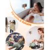 imageJOYROOM Magnetic Suction Cup Phone Mount Silicone Octo Cup Buddy Phone Case Grip Stand Magsafe Suction Mount Phone Holder for ShowerMirror TikTok CreatorHandsFree SelfiesCallMeetingBlackOrange