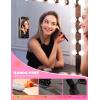 imageJOYROOM Magnetic Suction Phone Case Mount with Silicone Loop Silicone Suction Cup Phone Grip Holder Stand for iPhone 16 Pro Max HandsFree for Selfies and Tiktok Videos Creator and Sharer Hot PinkWhite Orange