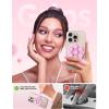 imageJOYROOM Magnetic Suction Phone Case Mount with Silicone Loop Silicone Suction Cup Phone Grip Holder Stand for iPhone 16 Pro Max HandsFree for Selfies and Tiktok Videos Creator and Sharer Hot PinkPink