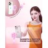 imageJOYROOM Magnetic Suction Phone Case Mount with Silicone Loop Silicone Suction Cup Phone Grip Holder Stand for iPhone 16 Pro Max HandsFree for Selfies and Tiktok Videos Creator and Sharer Hot PinkPink