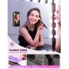 imageJOYROOM Magnetic Suction Phone Case Mount with Silicone Loop Silicone Suction Cup Phone Grip Holder Stand for iPhone 16 Pro Max HandsFree for Selfies and Tiktok Videos Creator and Sharer Hot PinkPurple