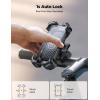 imageJOYROOM Motorcycle Phone Mount 1s Auto Lock100mph Military AntiShake Bike Phone Holder for Bicycle 10s Quick Install Handlebar Phone Mount Compatible with iPhone Samsung All Cell PhoneBlack