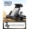 imageJOYROOM Motorcycle Phone Mount Bike Phone Holder for Bicycle  2023 Newest Security Clamp  One Hand Operation Handlebar Phone Mount for ATV Scooter for iPhone Samsung More 47quot 72quot Cell Phone