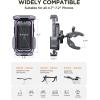 imageJOYROOM Motorcycle Phone Mount Bike Phone Holder for Bicycle  2023 Newest Security Clamp  One Hand Operation Handlebar Phone Mount for ATV Scooter for iPhone Samsung More 47quot 72quot Cell Phone