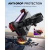 imageJOYROOM Motorcycle Phone Mount Fastest Visualize Lock150mph Wind AntiShake Bike Phone Holder with Easy Install Handlebar Clamp fits for Bicycle Scooter ATVUTV Fit for iPhone ampamp All PhonesRed
