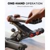 imageJOYROOM Motorcycle Phone Mount Fastest Visualize Lock150mph Wind AntiShake Bike Phone Holder with Easy Install Handlebar Clamp fits for Bicycle Scooter ATVUTV Fit for iPhone ampamp All PhonesRed