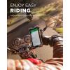 imageJOYROOM Motorcycle Phone Mount Fastest Visualize Lock150mph Wind AntiShake Bike Phone Holder with Easy Install Handlebar Clamp fits for Bicycle Scooter ATVUTV Fit for iPhone ampamp All PhonesRed