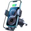 imageJOYROOM Wireless Car Charger MountDual Coil Car Phone Holder Charger with Auto Smart Clamping Alignment for iPhone 16 Pro Max 15 14 13 12 11 Pro Max Samsung Flip Galaxy S24S24S2221Ultra